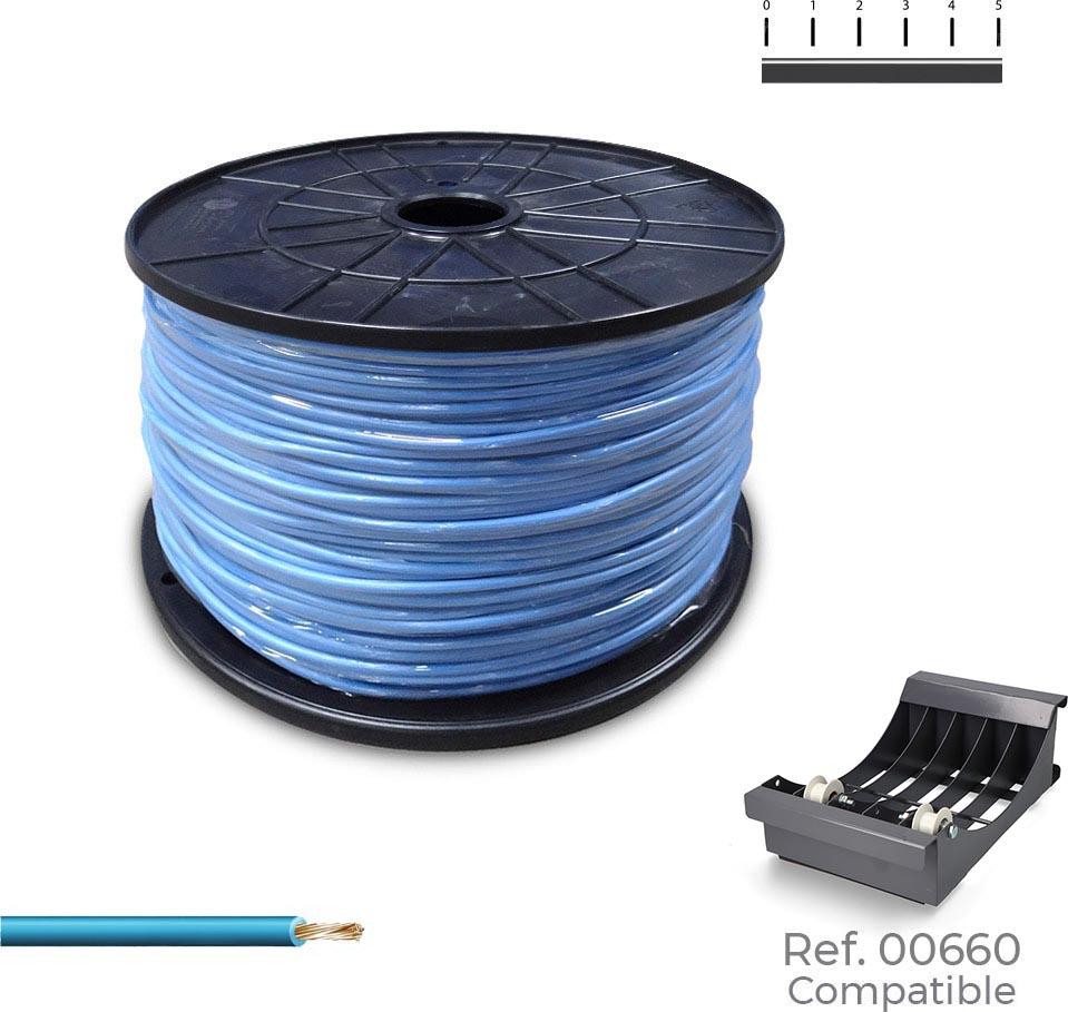 EDM H07z1-k Kabel 2,50 mm² Blau, 400 m. (Mittelkernrolle)