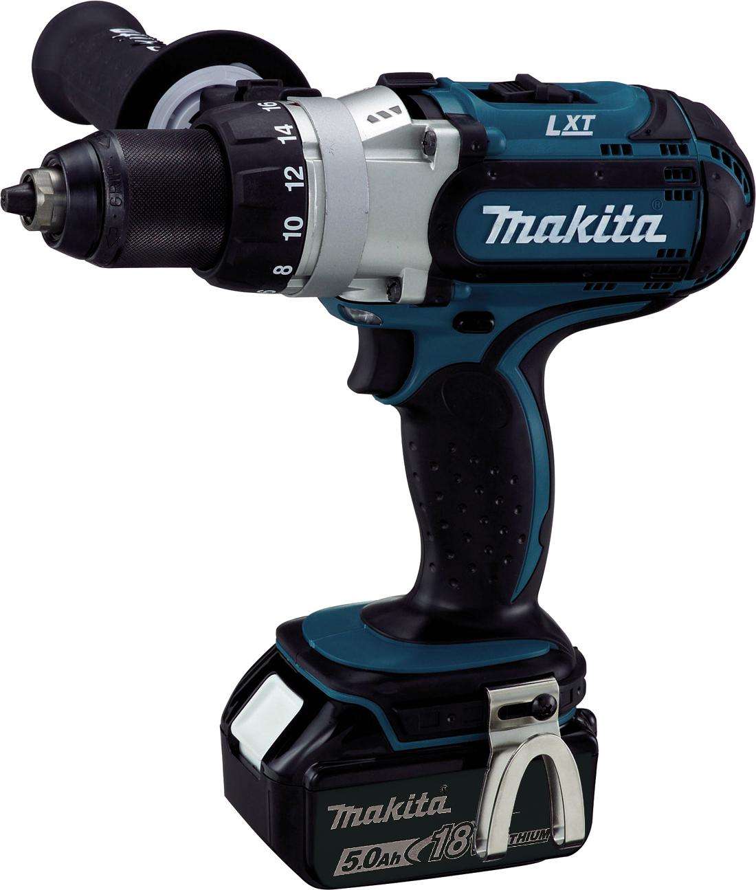 Makita DDF451RTJ Bezkľúčová vŕtačka 2,1 kg čierna, modrá MAKITA Hmotnosť: 2,1 kg, Napájanie: Akumulátor, Zabudované svetlo: Áno, Typ skľučovadla: Bezkľúčové, Vŕtanie: Áno, Skrutkovanie: Áno, Počet prevodových pomerov: 3, Šírka skľučovadla (max.): 1,3 cm