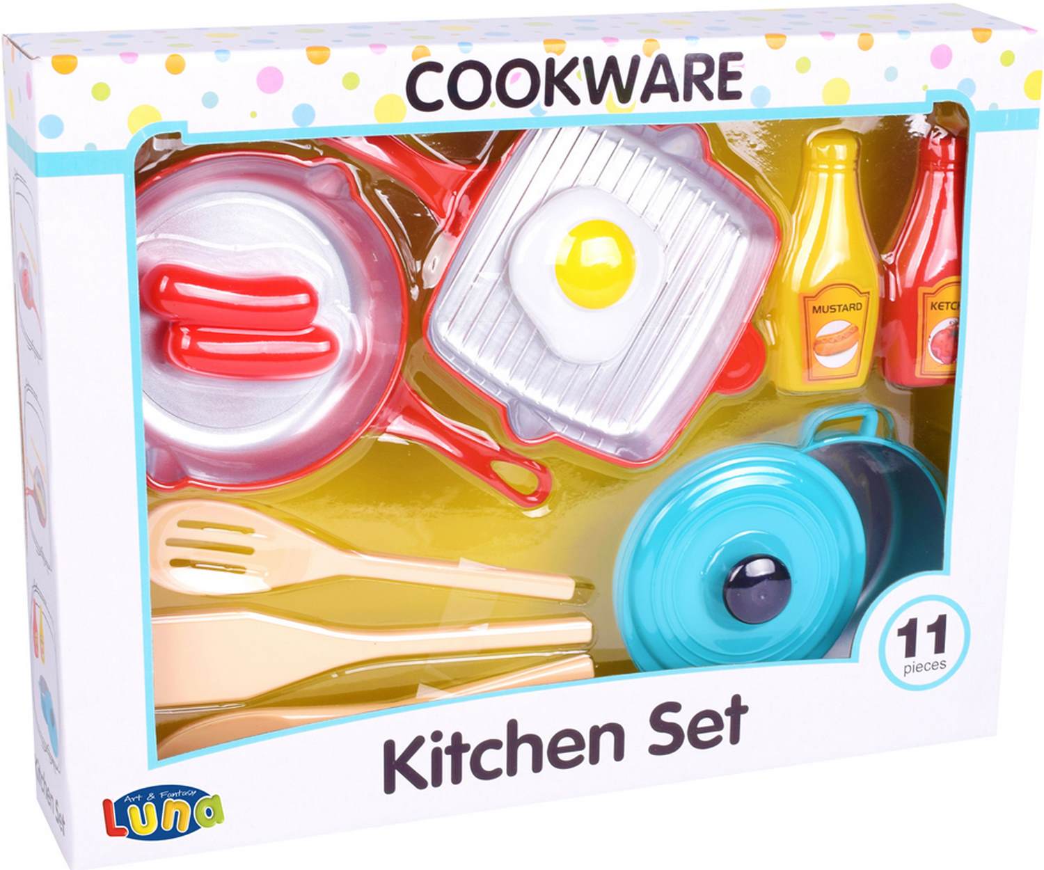 3J Koch Zubehör Luna Spielküche Kinderküche mit Wasser Licht Sound und 36-tlg 