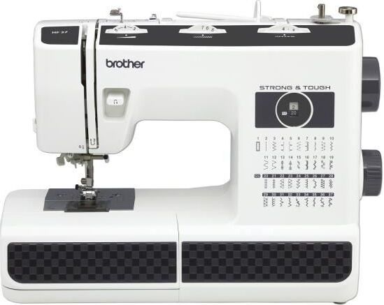 Nähmaschine BROTHER HF37, 37 Stichmuster, Automatischer Nadeleinfädler, Metallhaken BRO4977766762731