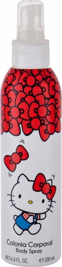 Big Buy Cooking Body Mist - stimulierendes Körperparfüm Hello Kitty Pink EDC Spray (200 ml)