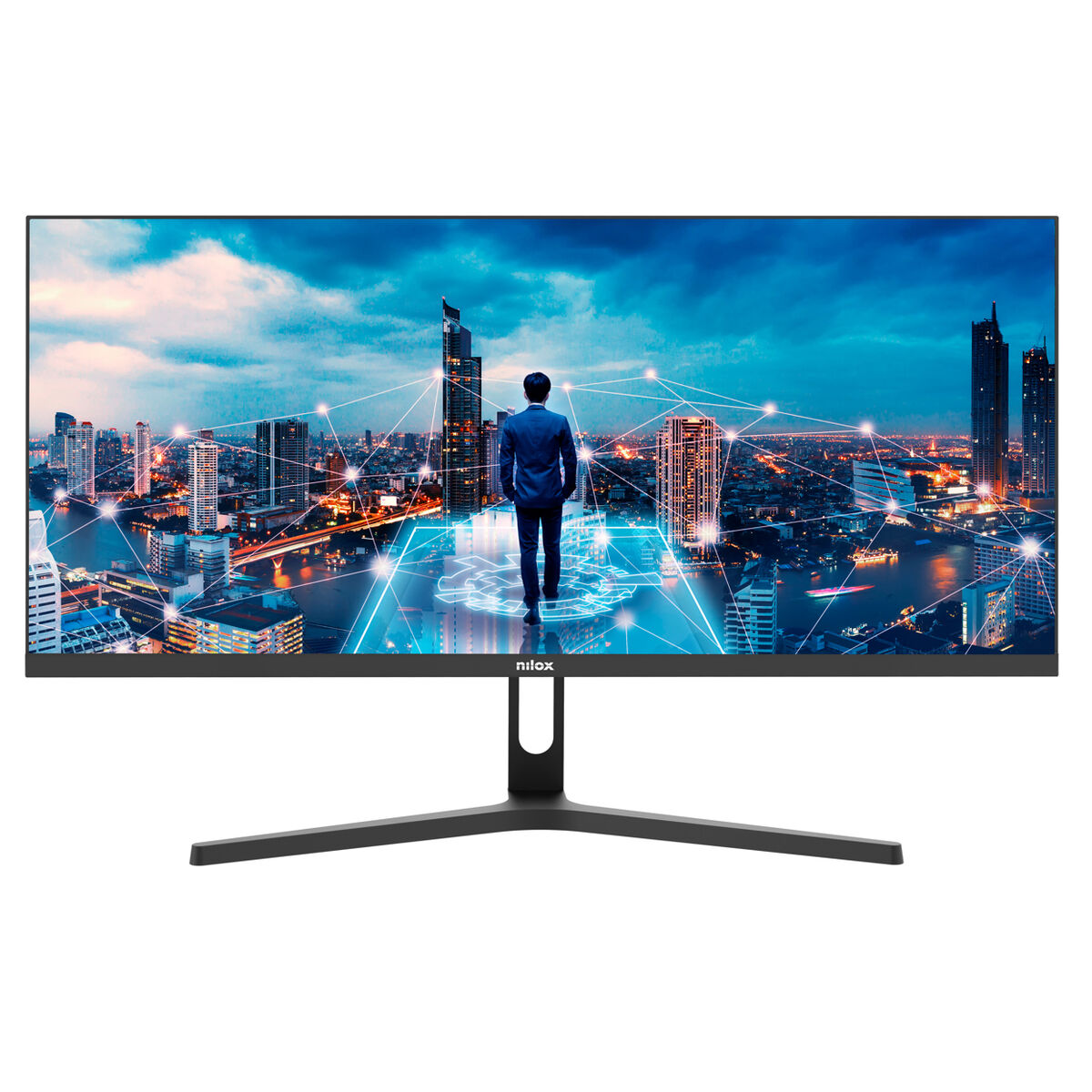 Nilox NXM29UW01, 73,7 cm (29"), 2560 x 1080 px, 2K, LED, 4 ms, Čierna
