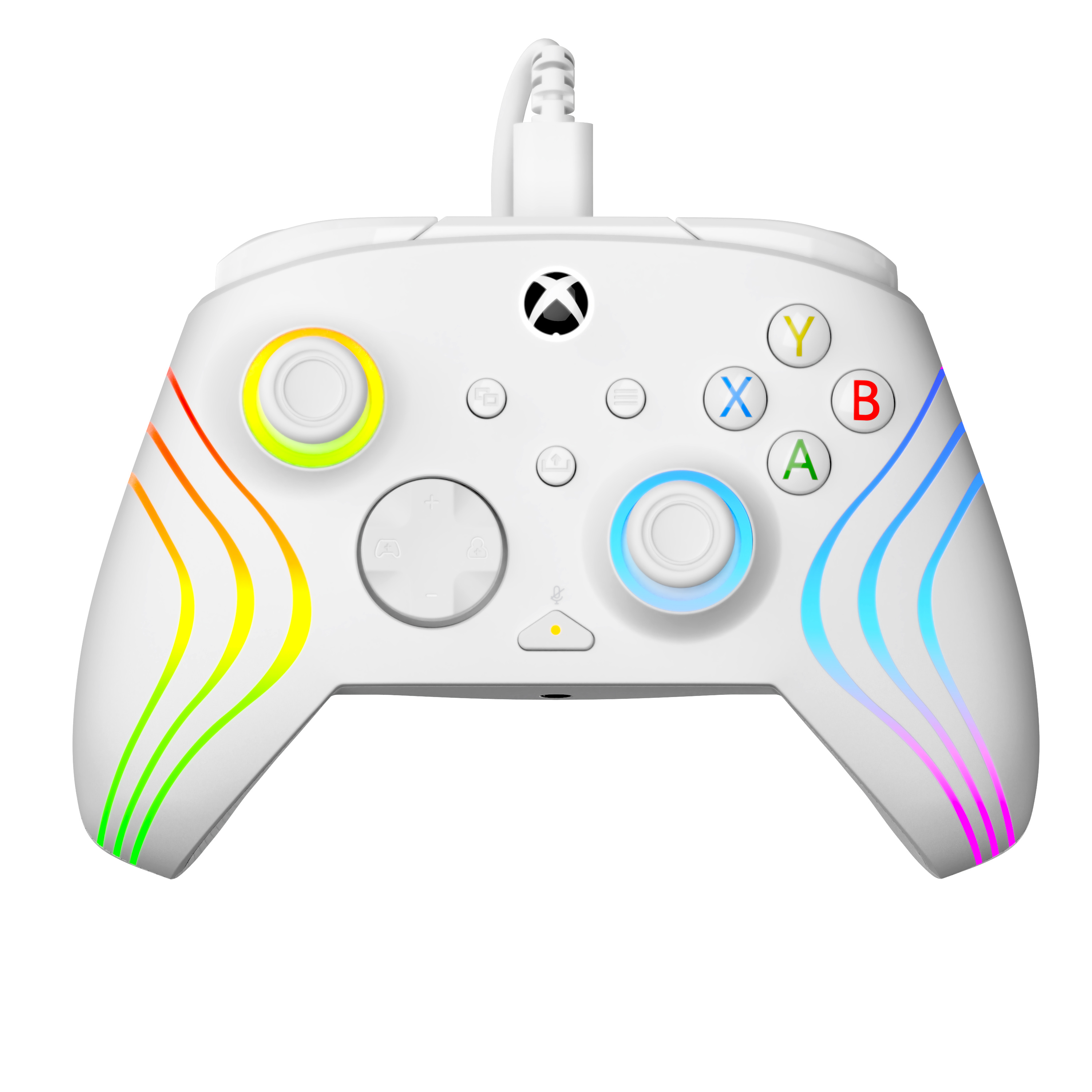 Turtle Beach Afterglow Wave, Gamepad, PC, Xbox, Xbox One, Xbox Series S, Xbox Series X, D-pad, Tlačidlo možnosti, Viacfarebný, Kábel, USB