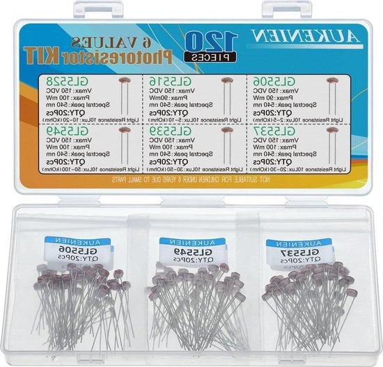 OEM Fotowiderstand Kit 6 Werte 5MM Photoresistor Set 2026