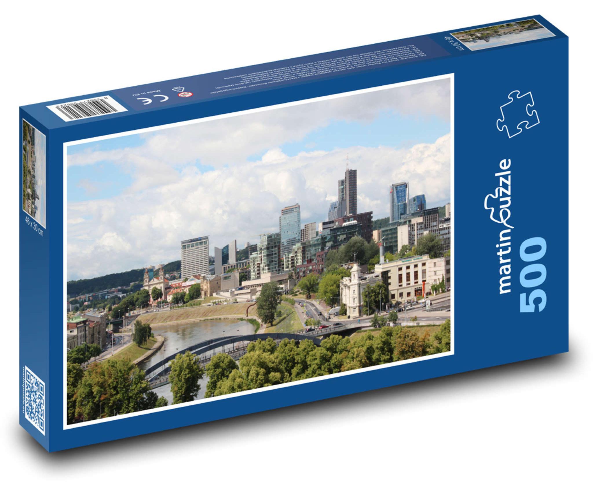 MCprint martinpuzzle - Puzzle 500 Teile - Vilnius - Litauen, Stadt