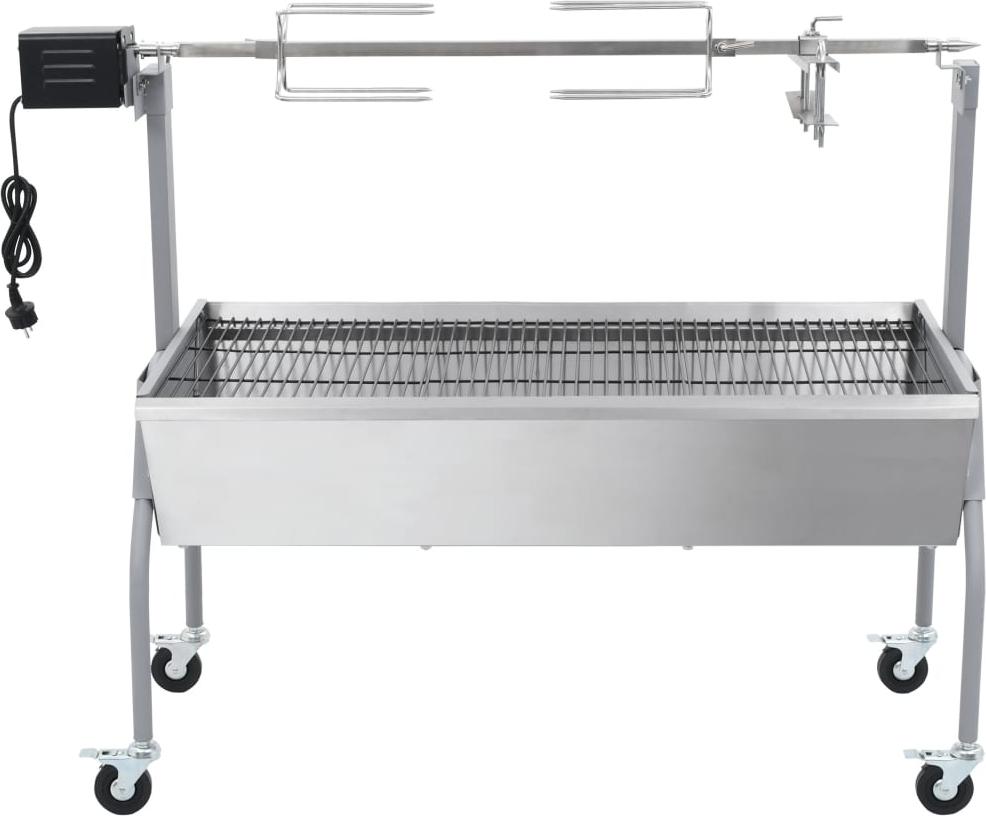 vidaXL Spanferkelgrill Metzgergrill mit elektrischem Antrieb 40236