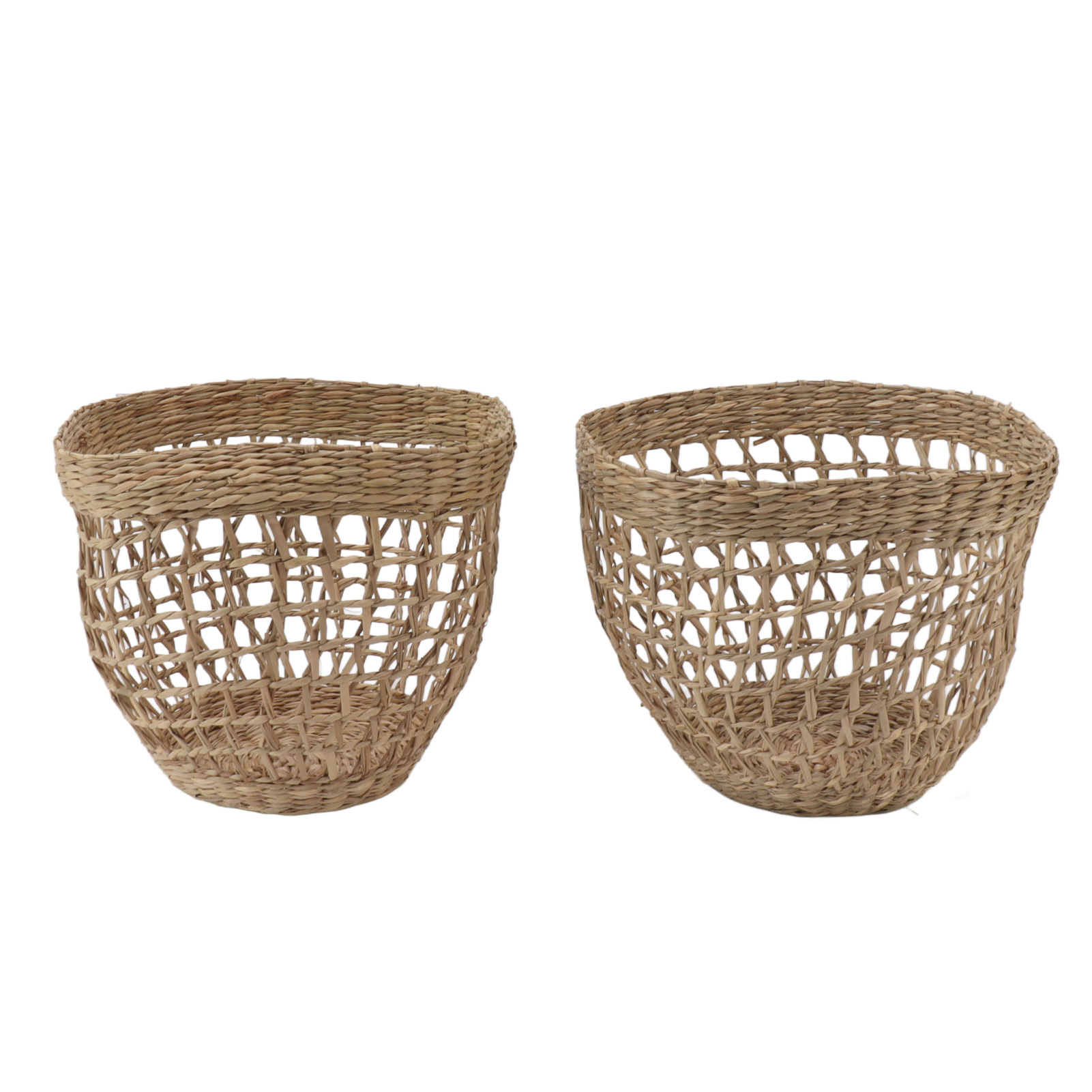Cocosity Woven Basket,Woven Flower Basket,Woven Storage Basket,Woven Plant Basket,Handwoven Basket,Sea Grass Basket