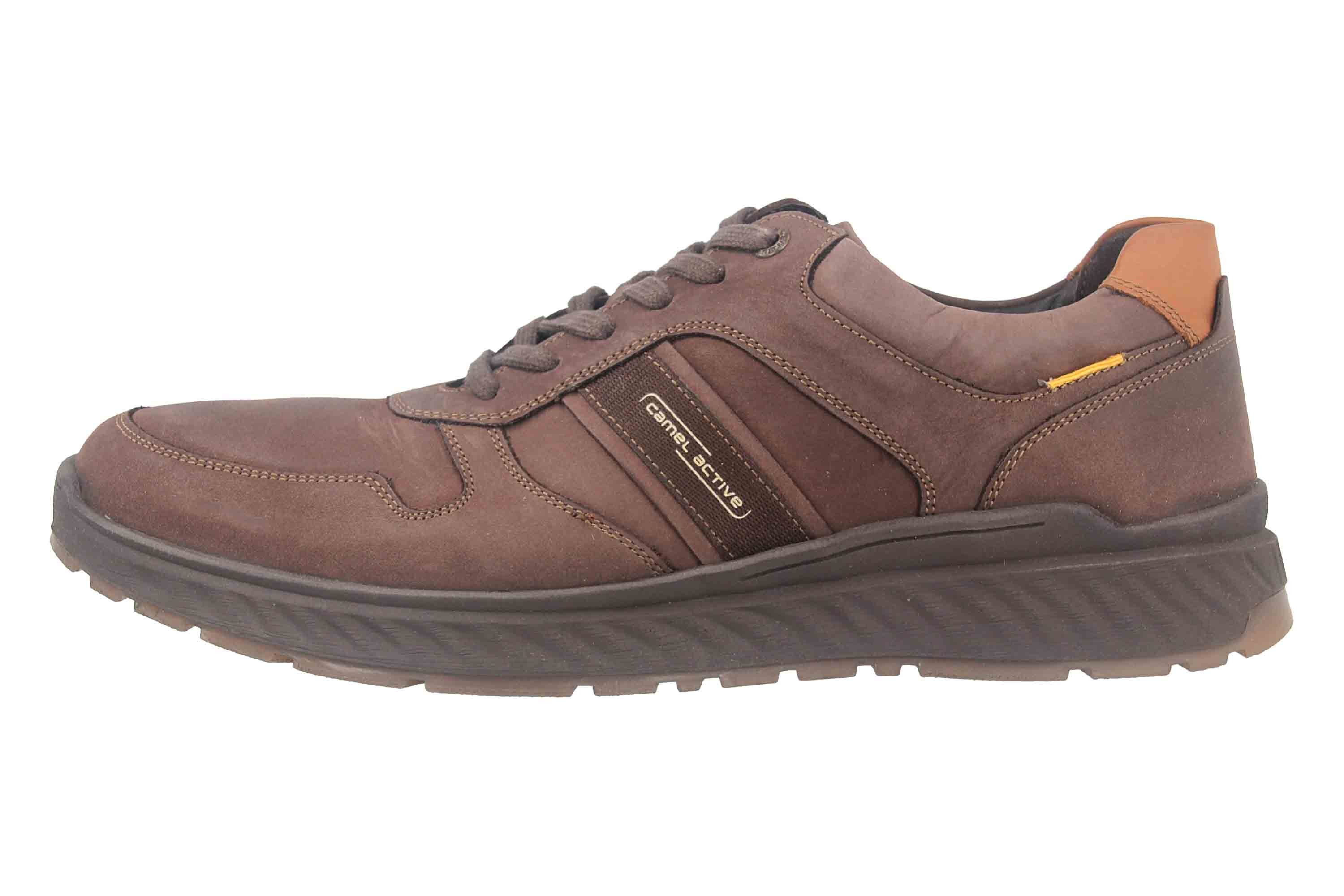 Camel Active tenisky v plusových veľkostiach hnedé 54W0A02-300324 veľké pánske topánky