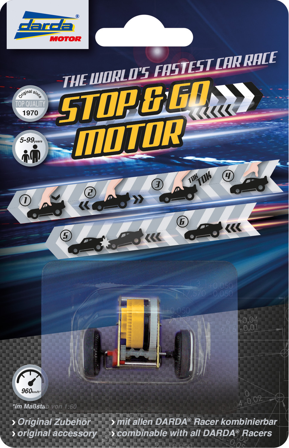 Maquette Darda Motor Formule 1 Rouge - Voiture Miniature à Friction, Boîte D'origine