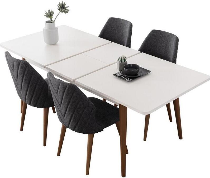 AEA Weißer Rechteckiger Esstisch Designer Küchenmöbel Moderne Holztische JVM4069424172447