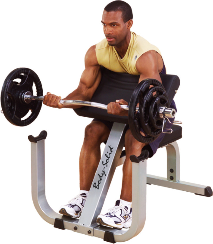 Body-Solid Profi Bizepsbank Curlbank Bizepscurls Bizeps Training Armtraining Bizeps Workout für Homegym & Fitnessstudio GPCB-329