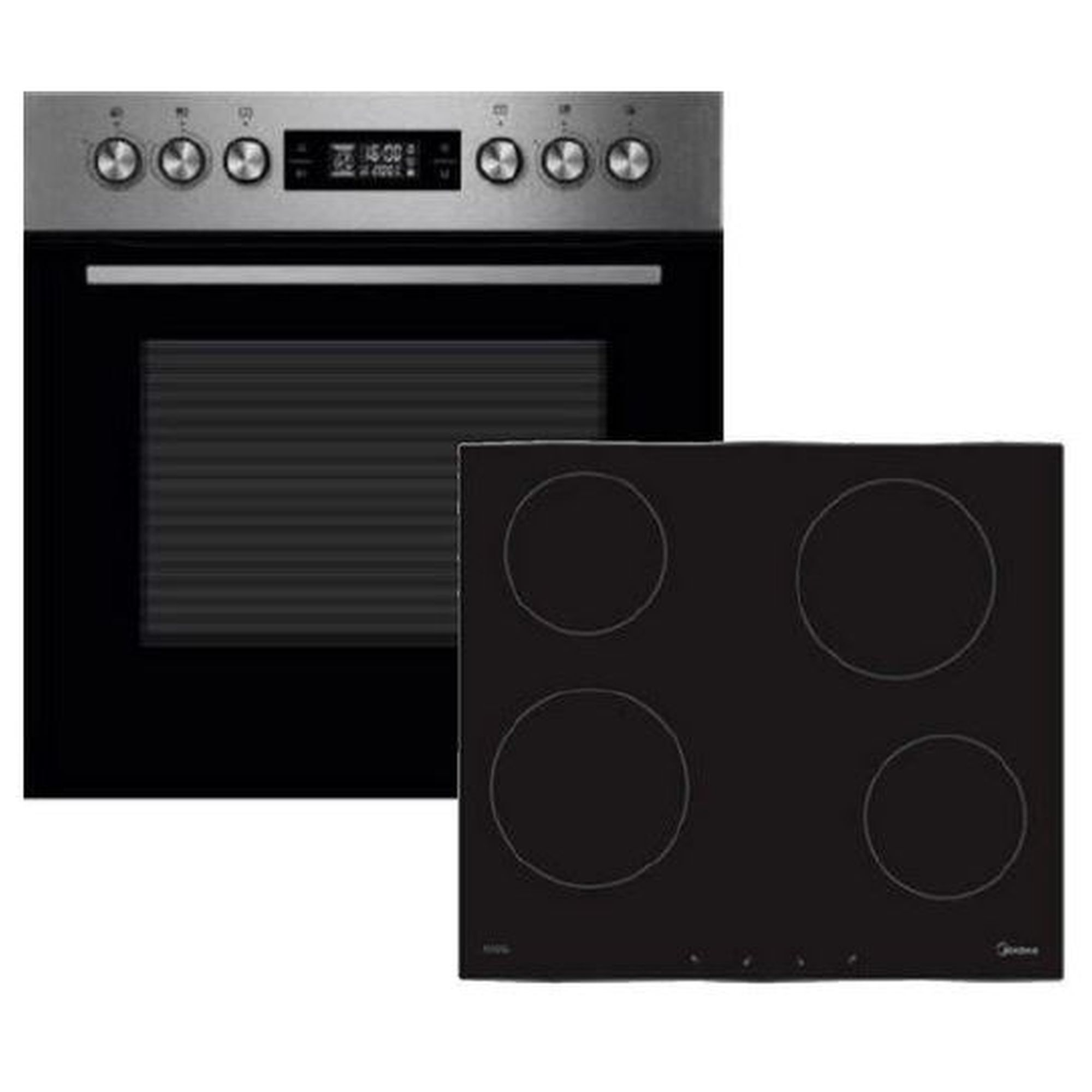 Midea - OSK 4875 IX - Einbau-Herdset - Induktion - Edelstahl