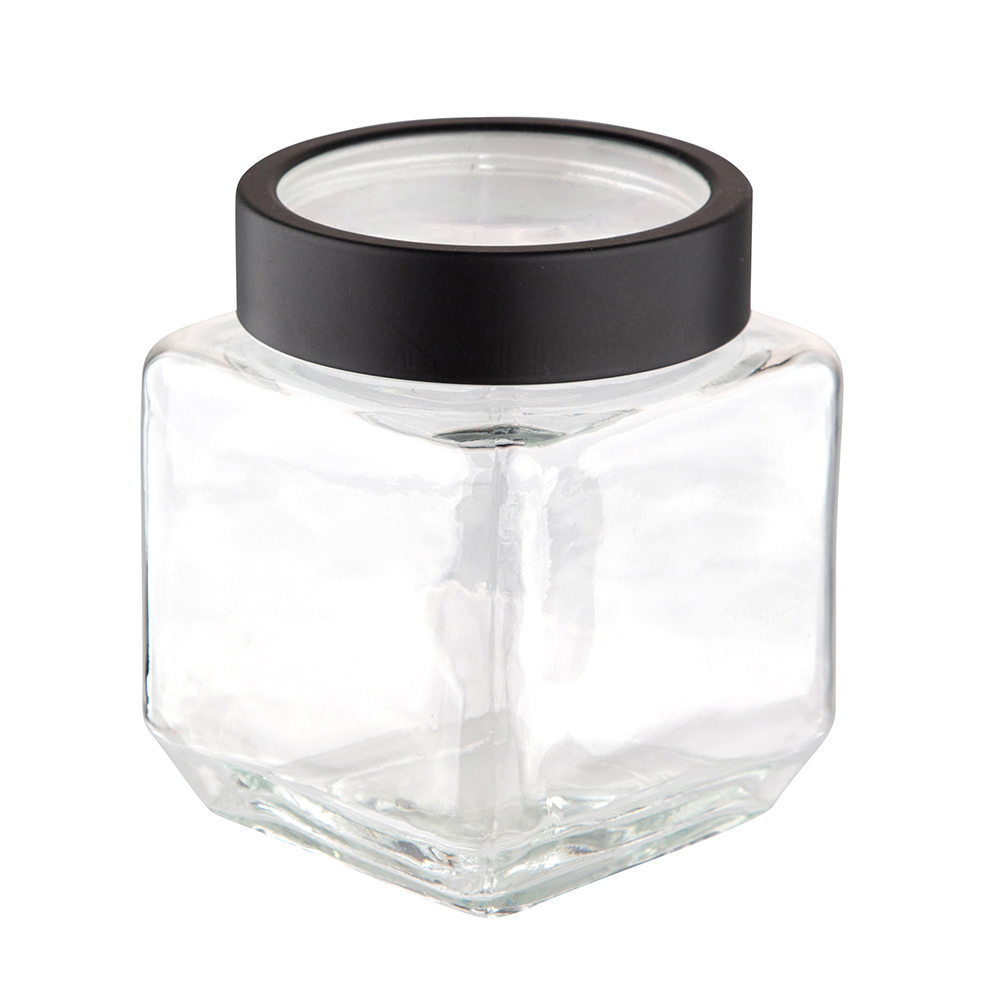 Altom Design Quadratischer Glasbehälter / Glasdose / Einmachglas 0,5 l