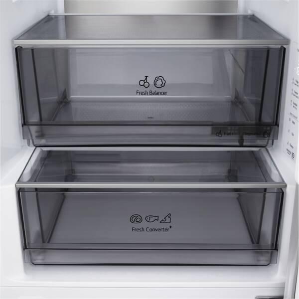 LG GBBS524APY, 375 l, NoFrost-Funktion (Kühleinheit), T, 12 kg/24h, A, Silber