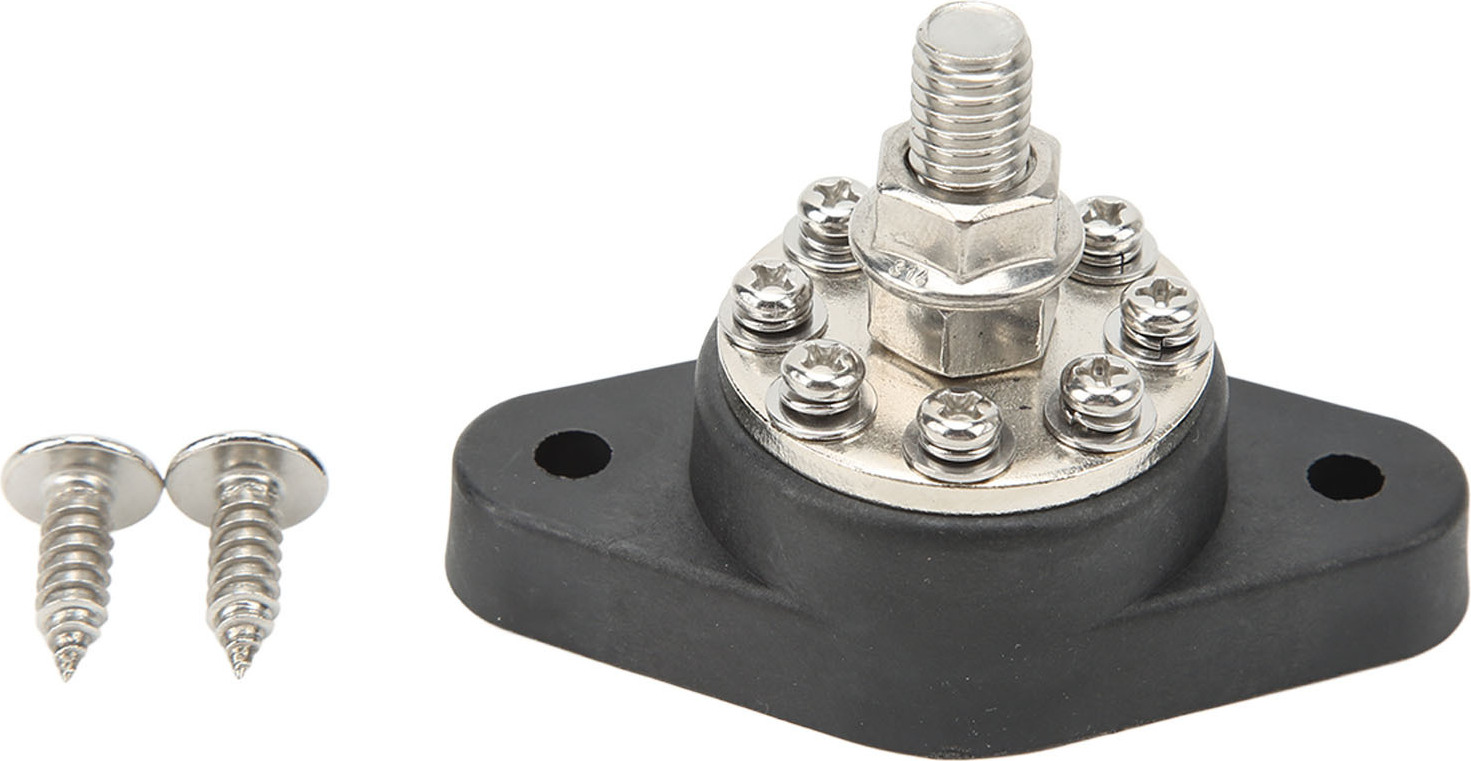 Cocosity M10-Stromverteilungsklemme,Stromverteilungsanschluss,M10-Verteilungsbolzen,Batterieanschlussbolzen-Sammelschienensatz,Stromverteilungsblockbolzen,Batterie-Stromverteilungsbolzen