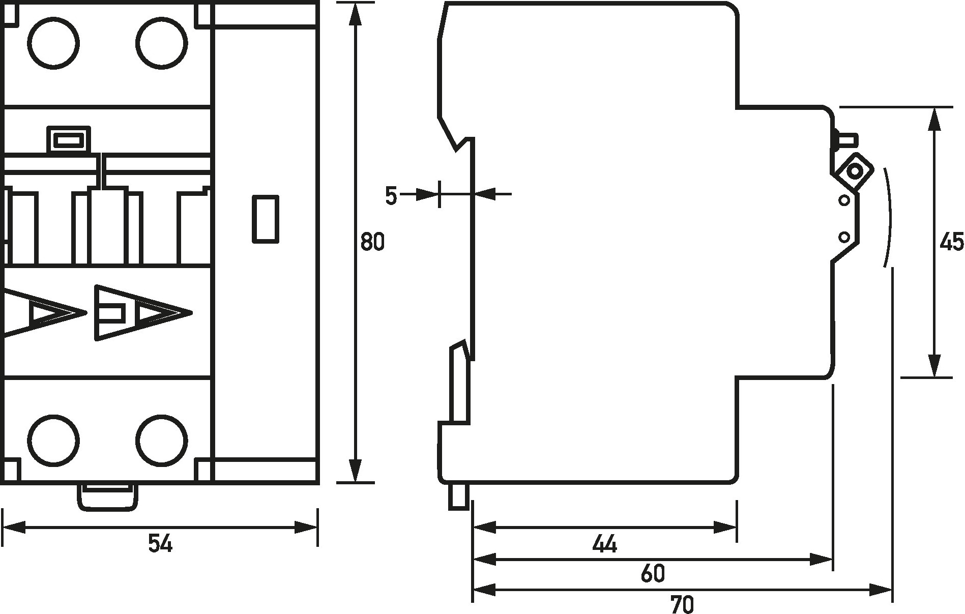 DOEPKE DAFDD 1 B16/0,03/2-A Brandschutzschalter 2p 16A 09961302