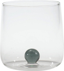 Borosilikatglas Bilia Tumbler Zafferano 6er-Set in Grau