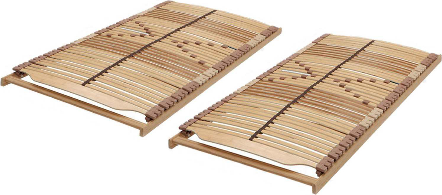 Malie Panda Superflex NV Lattenrost-Set in Überlänge 180 x 220 cm – bestehend aus 2 x Lattenrost Malie Panda Superflex NV in Überlänge 90 x 220 cm