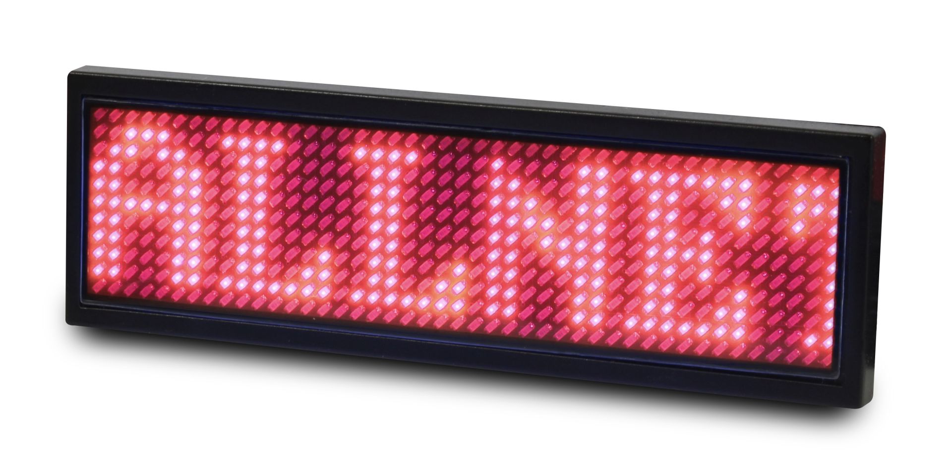 ALLNET Namensschild elektronisch programmierbar Seriell - Farbe rot ALL_NTAG_RV2