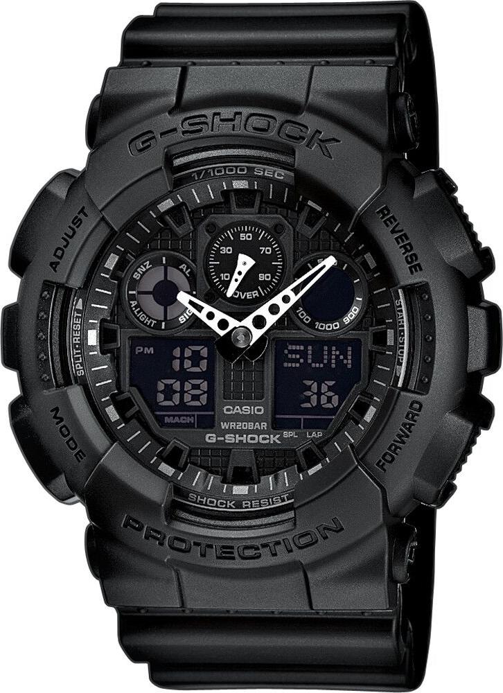 Pánske hodinky Casio G-Shock GA-100-1A1ER čierne