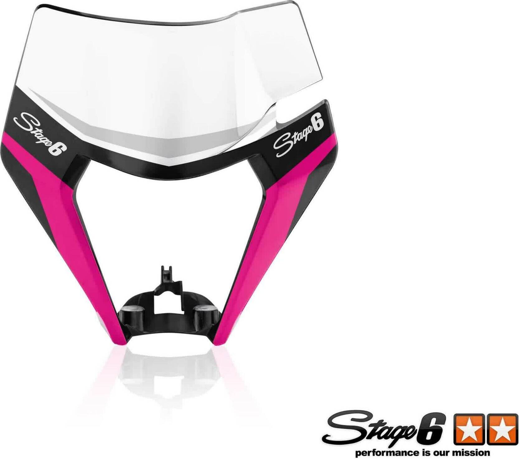 Stage6 Pink Scheinwerfermaske Grafiken für KTM EXC S6-058900.2/PK