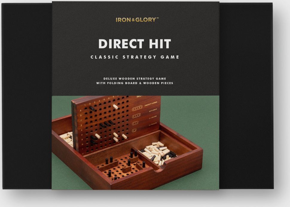 SUCK UK Iron & Glory Direkttreffer-Schiffversenkungsspiel