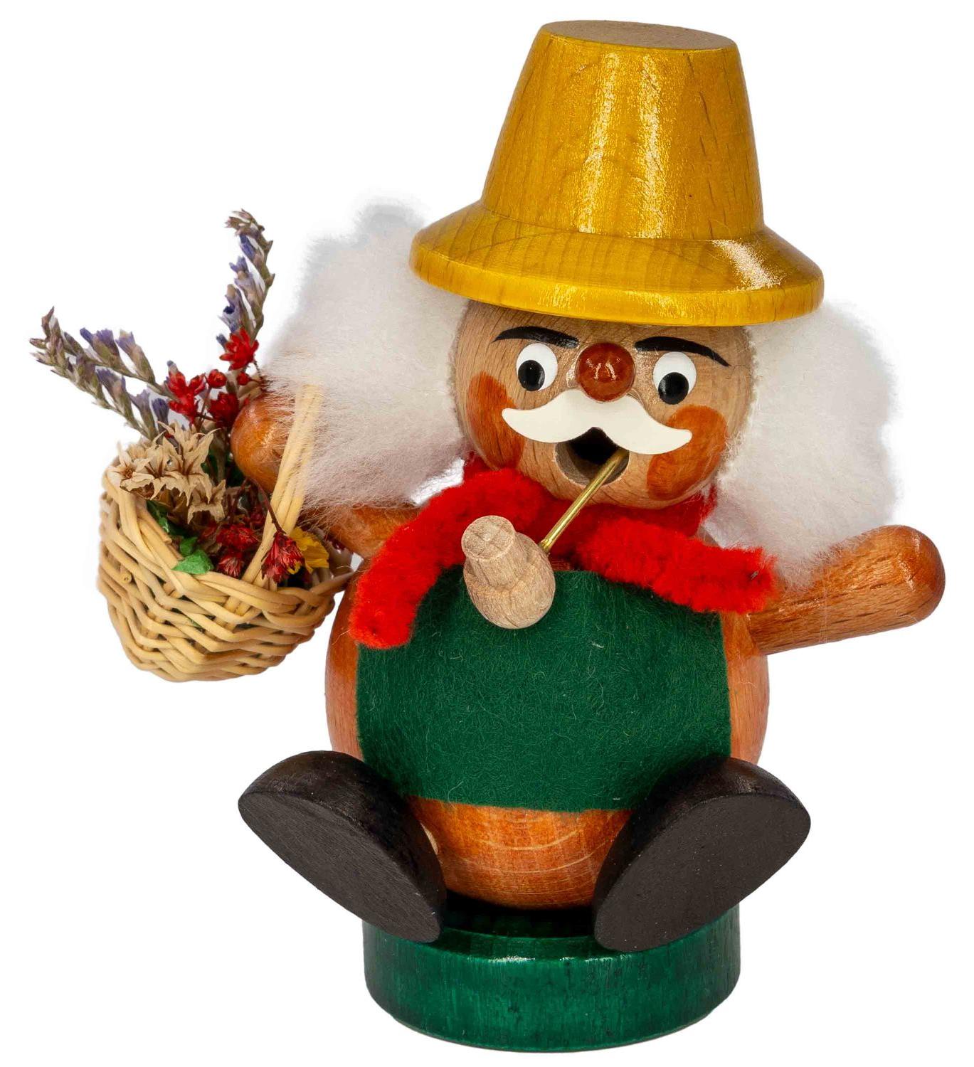 Seiffener Miniaturen Tobias Heidenreich Tobias Heidenreich Kugelräuchermännchen, Typ:Gärtner HT136/36