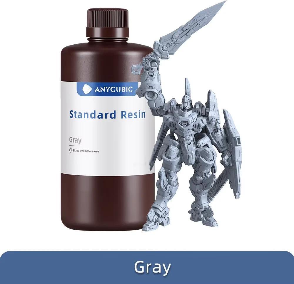 StarTech 10 kg 3D-Druckerharz - UV-Resin 405 nm - Photopolymer - Hohe Präzision - Für LCD/DLP/SLA - Grau