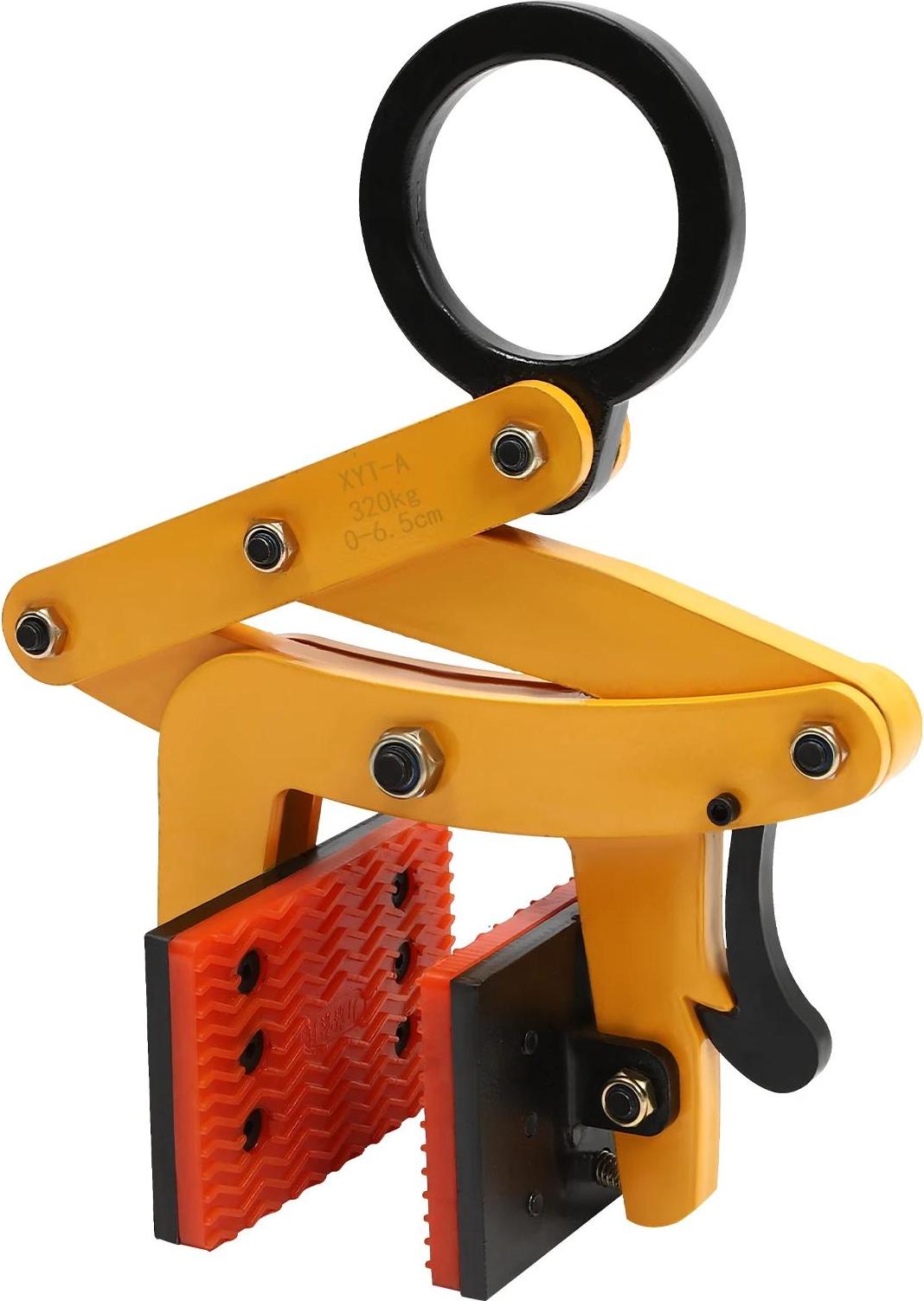 StarTech Palettenklemme - Bordstein- und Steingreifer Hebezange - Maulöffnung 0–6,5 cm - Tragkraft 320 kg - Für Stein, Bordstein, Holz -