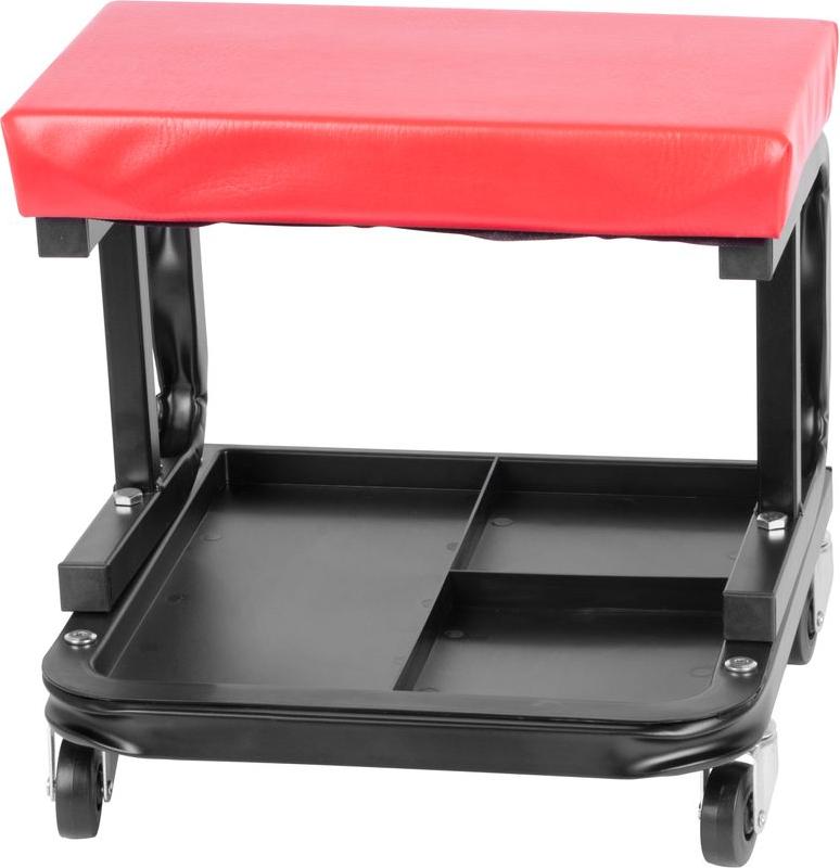 Stuhl Strend Pro, Werkstatt, Arbeits-, auf Rädern, mit Stauraum, 36x36,5x36,6 cm