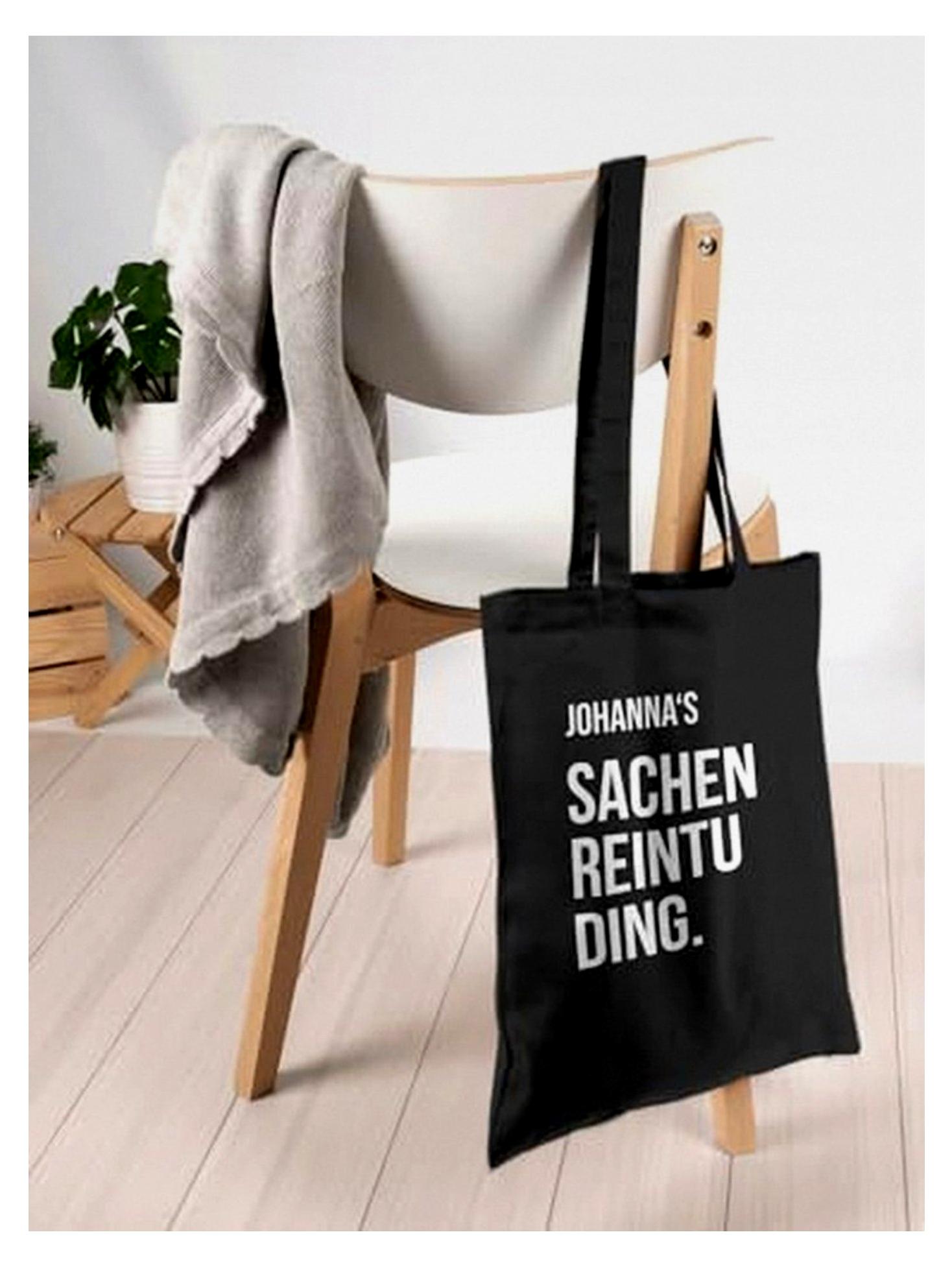 Markenlos Baumwolltasche - Taschen - Damen - Personalisierte Stoffbeutel mit Wunschname