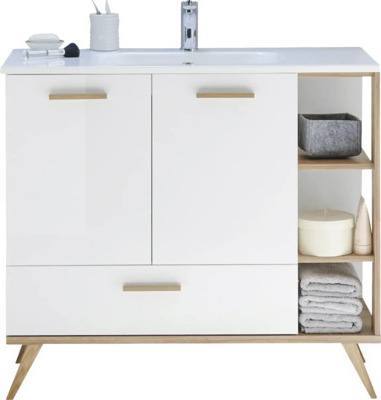 Waschtischunterschrank pelipal Noventa weiß 100,5 cm (ohne Waschtisch) 923.011019