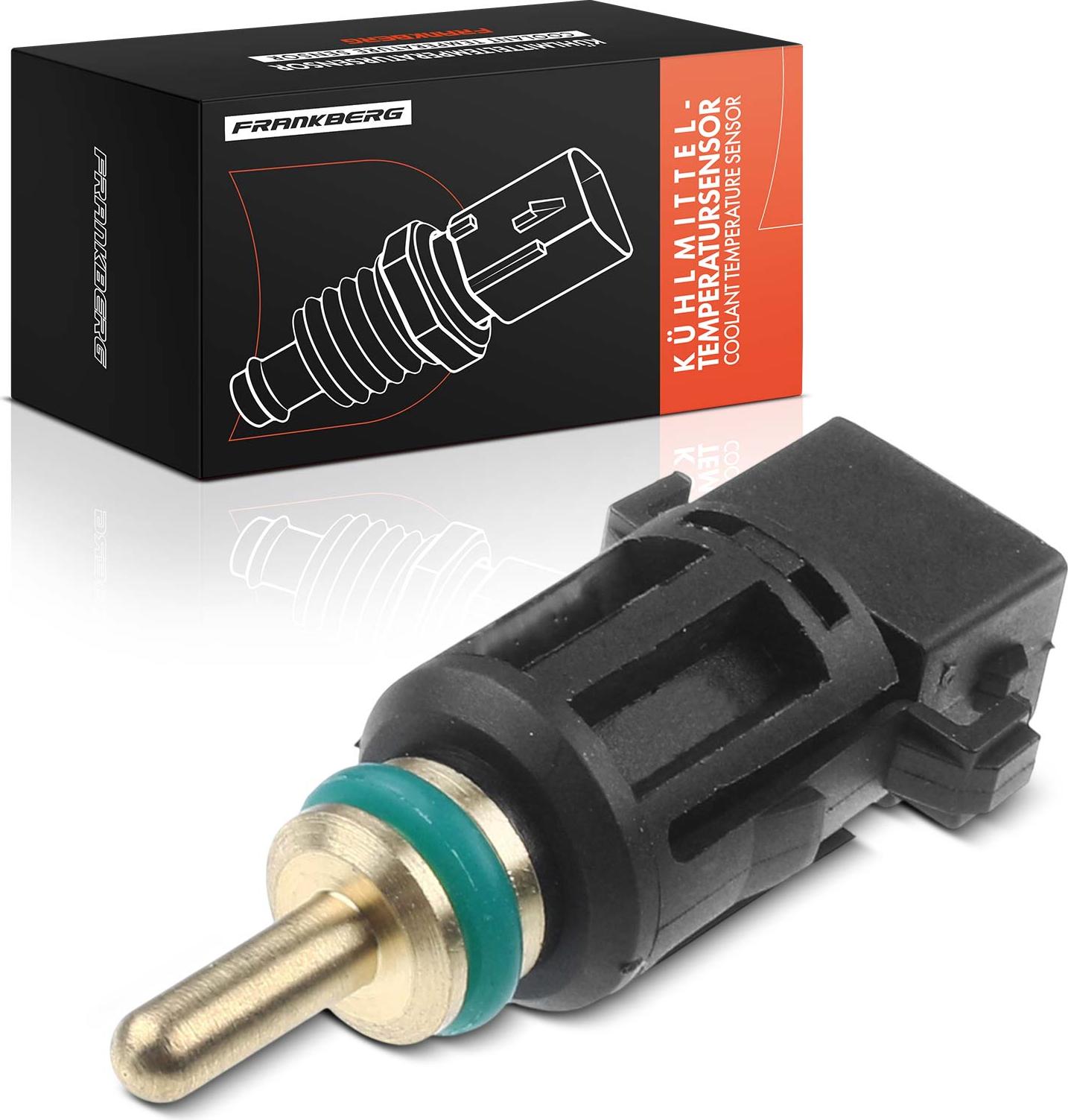 Frankberg 1x Kühlmitteltemperatur Sensor Temperatursensor für BMW 1er 3er 5er 6er 7er X1/3/5