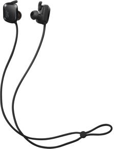 JVC HA-AE1W-B-U - slúchadlá - do uší - na krk - hudobné - čierne - binaurálne - dotykové JVC