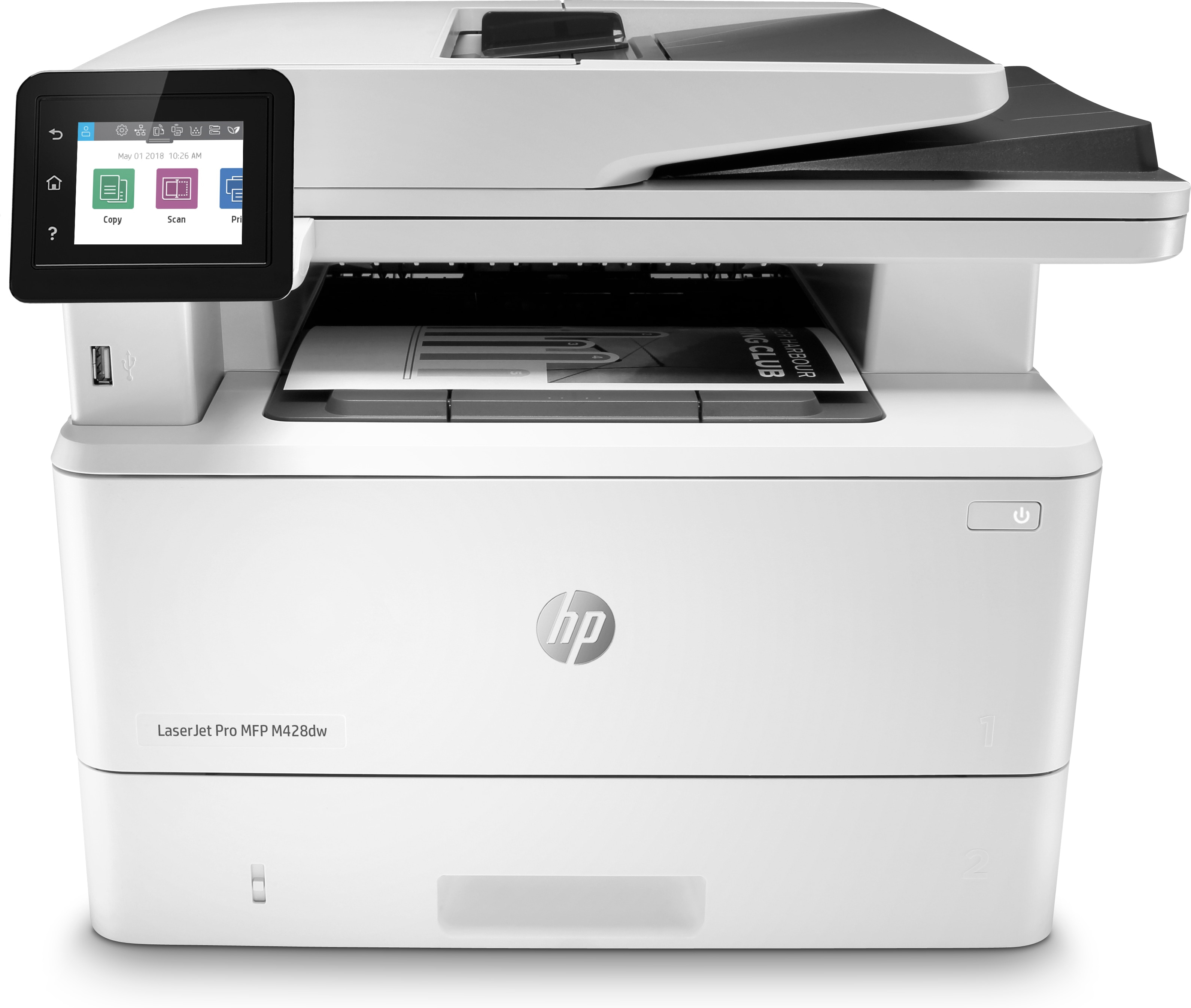 HP LaserJet Pro MFP M428dw, Drucken, Kopieren, Scannen, E-Mail, Scannen an E-Mail W1A28A#B19