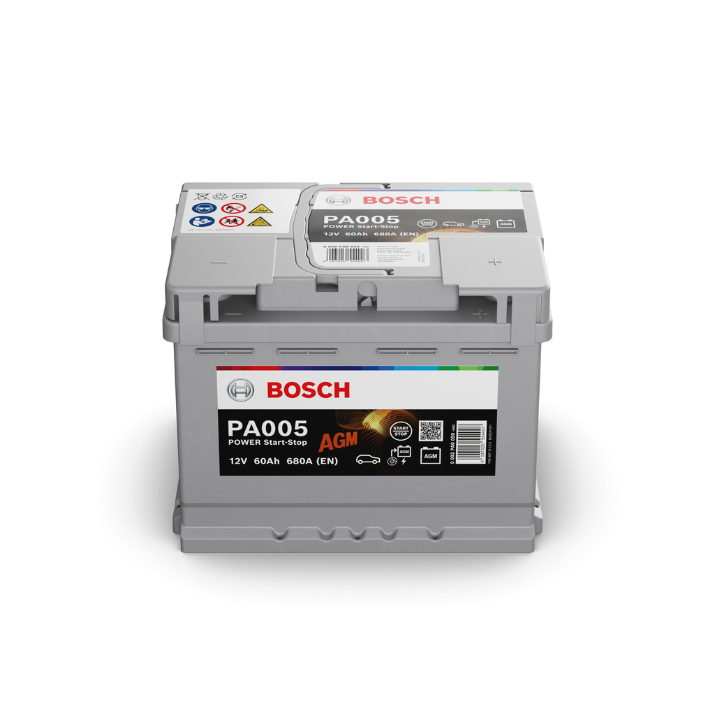 BOSCH AGM PC PA 005 Starterbatterie 12V 60Ah Batterie 0 092 PA0 050