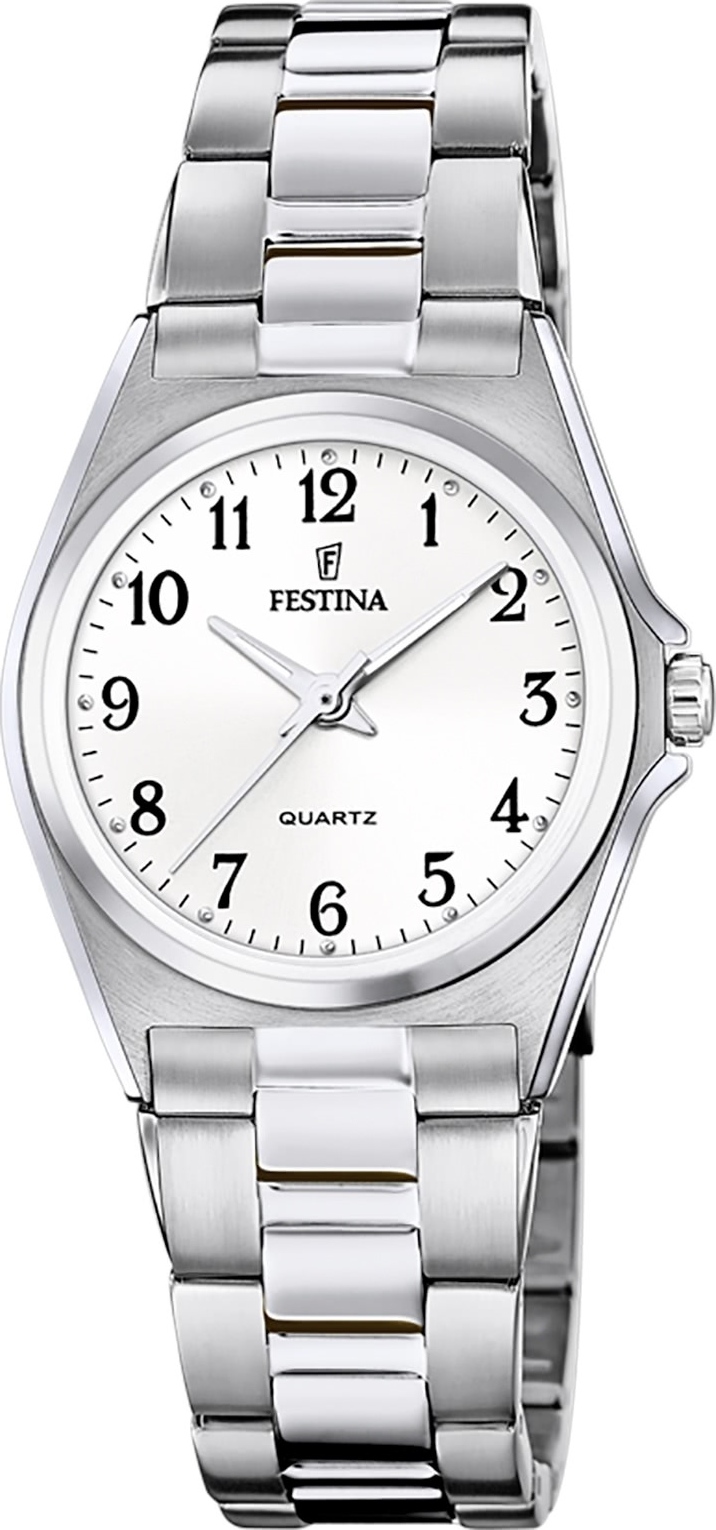 Festina dámske náramkové hodinky z nehrdzavejúcej ocele strieborné ležérne D2UF20553/1