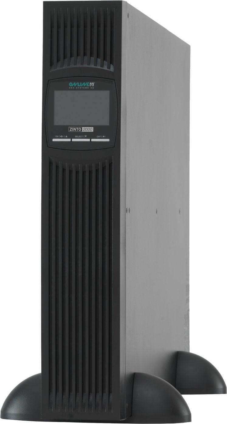 Online USV-Systeme USV ZINTO 2000 - USV Anlage für Netzwerk und Server - 2000 VA /1800 W Z2000