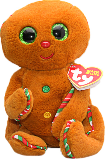 Ty Crispin Gingerbread Man Xmas 2022 Squishy Beanie 0 0 STK 41041