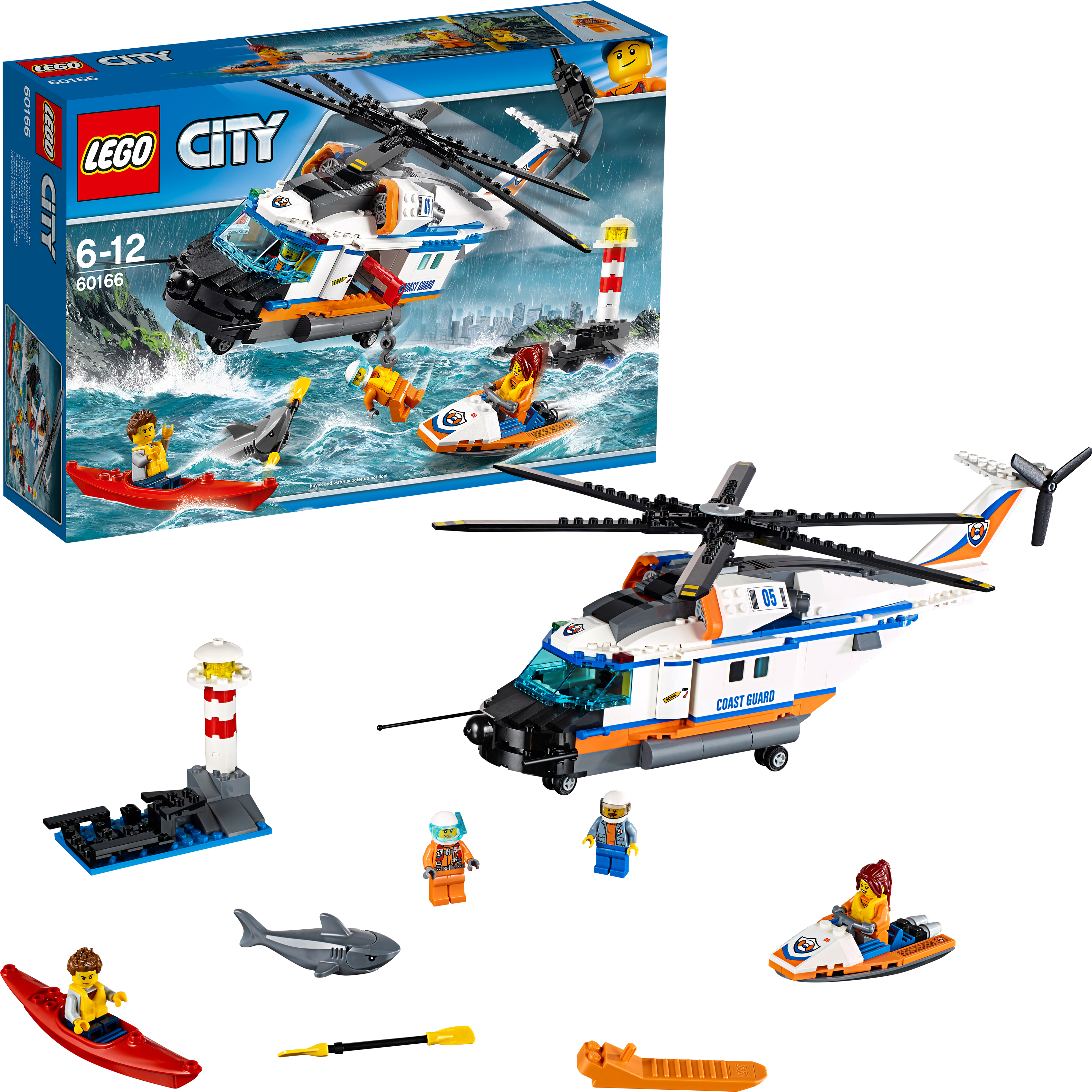 LEGO® City Seenot-Rettungshubschrauber 60166