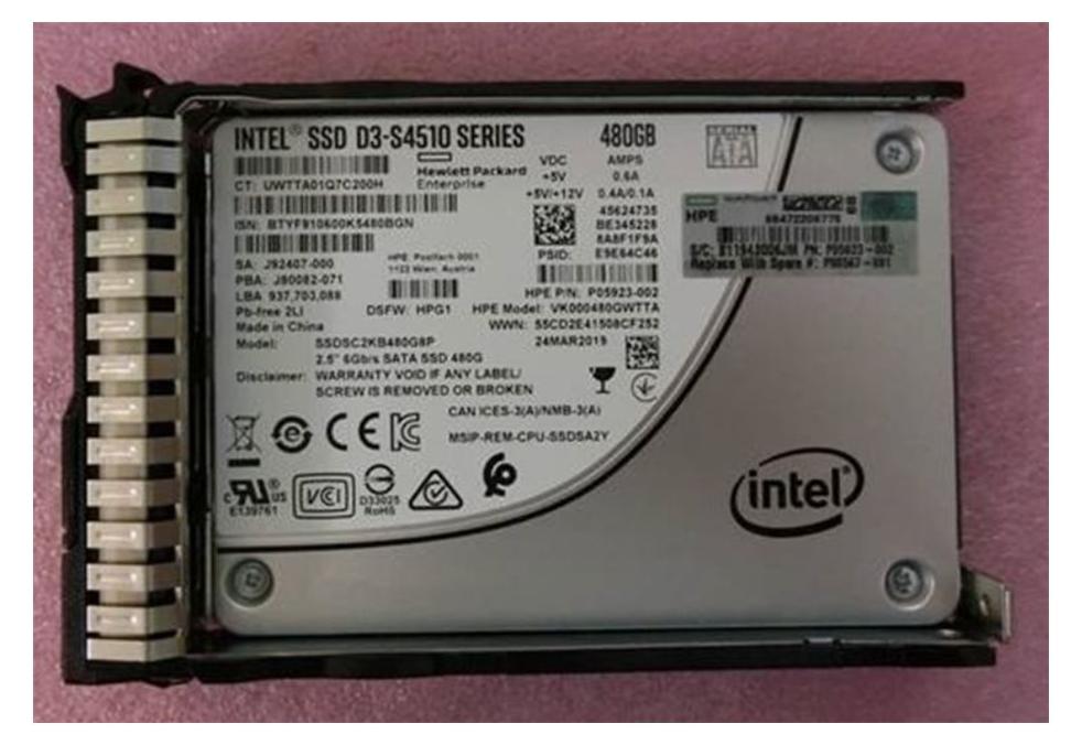 HP Enterprise 480 GB SATA 2,5 Zoll RI SC SSD mit digital signierter Firmware, P08567-001