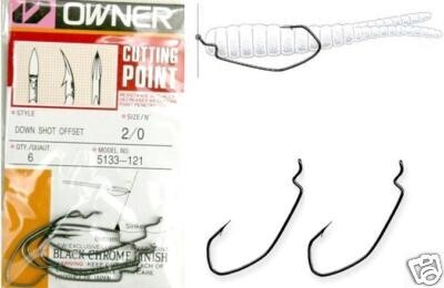 Owner Down Shot Haken Gr. 4 - 3/0, Größe:1 5133-101-aus