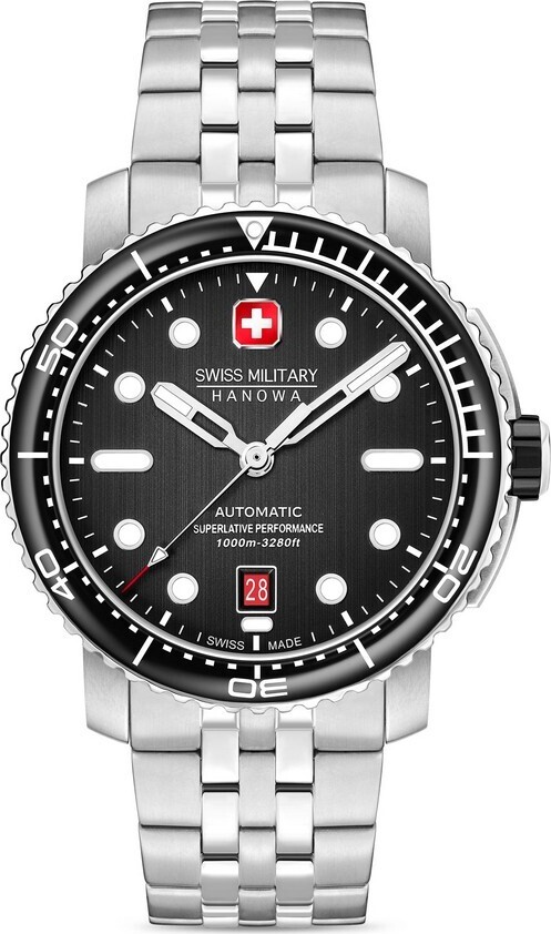 Swiss Military Hanowa - SMWGL0002001-SET - Náramkové hodinky - Pánske - Automatické - Maitre Plongeur