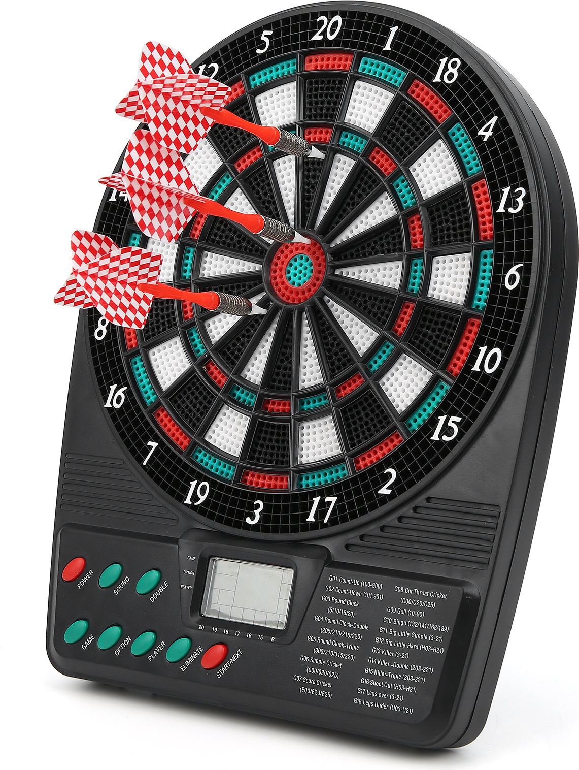 Cocosity Elektronische Dartscheibe,Elektronische Dartscheibe Spiel,Automatische Scoring Dartscheibe,Elektronische Dart,Automatische Dartscheibe,Dartscheibe Spiele