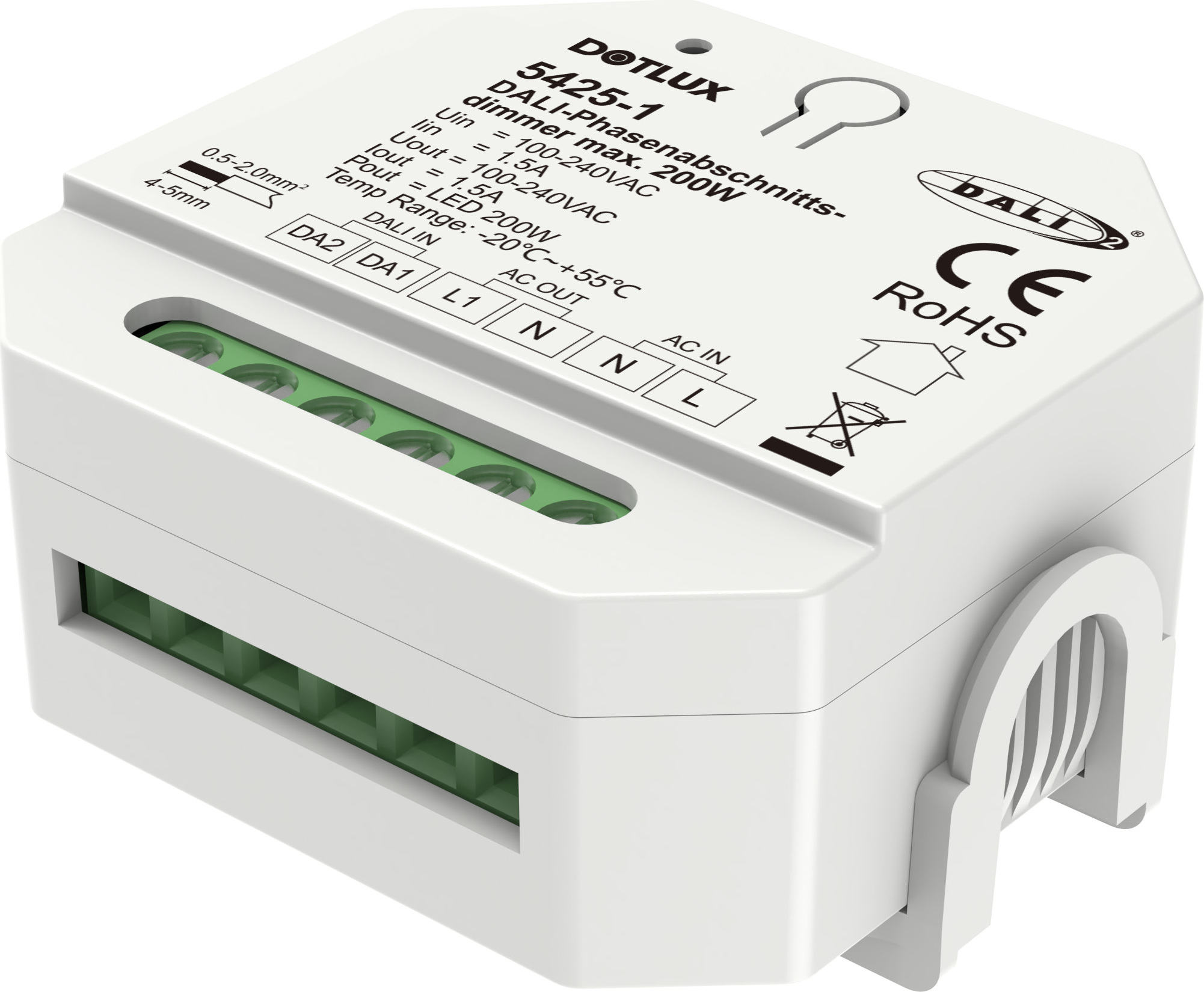 DOTLUX DALI-Phasenabschnittsdimmer max. 200W