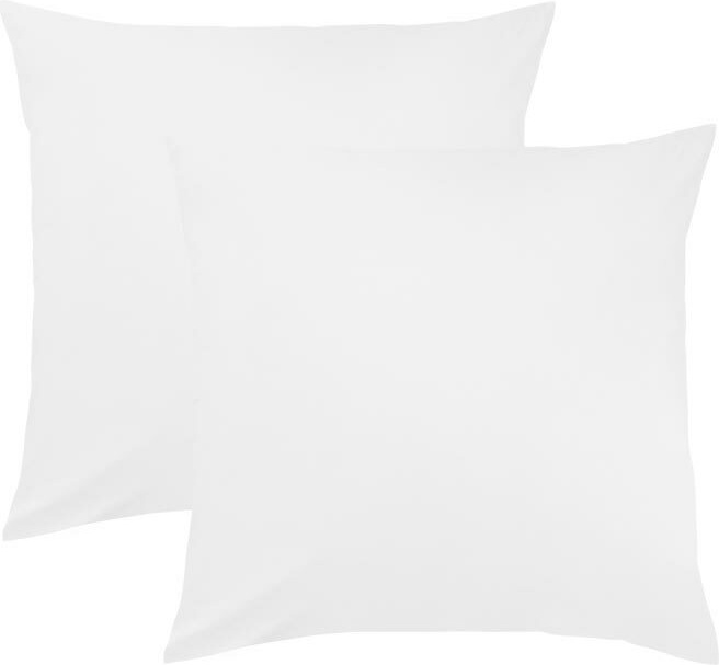 Bettwaren-Shop Single Jersey Kissenbezug Ulm 2er Pack 40x40 cm silber
