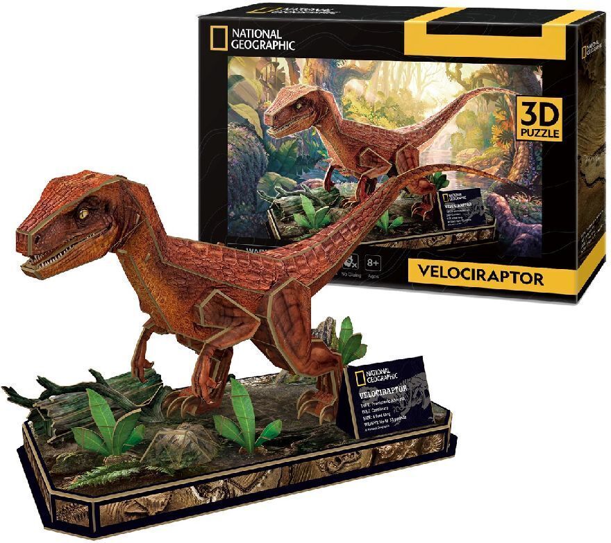 Dante 3D-Puzzle National Geographic Velociraptor 0534 2010323