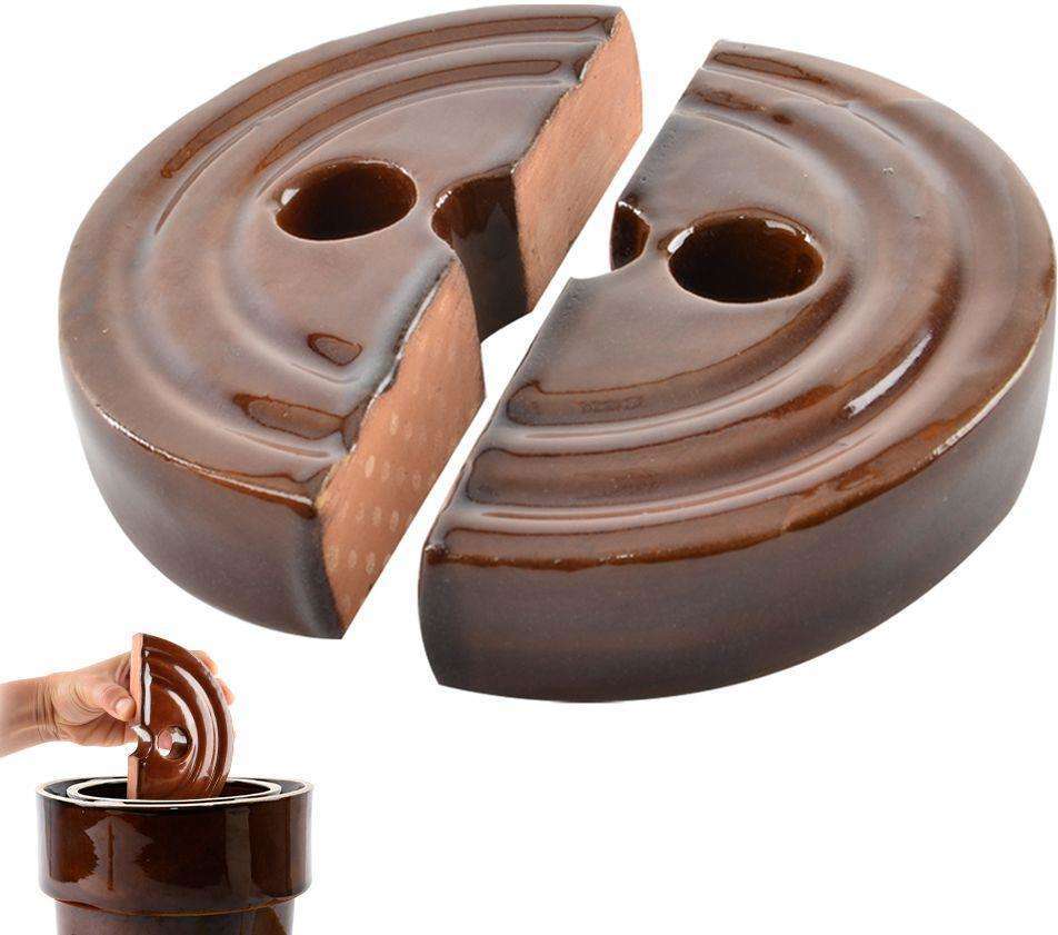 ORION Beschwerungsstein für Sauerkrauttöpfe Sauerkrautfässer 15 cm 113063