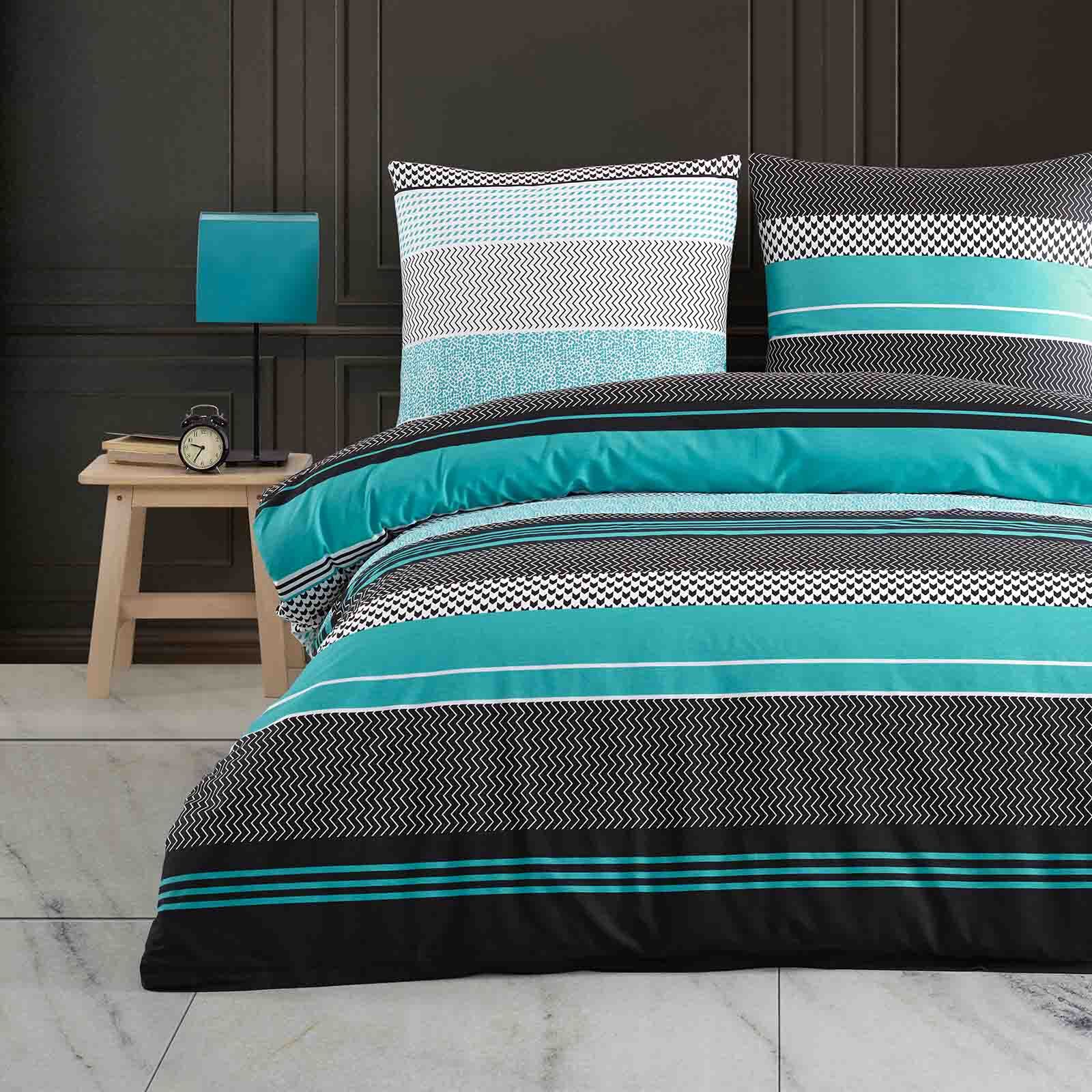 Buymax® Renforce Bettwäsche 100% Baumwolle 155x220 cm