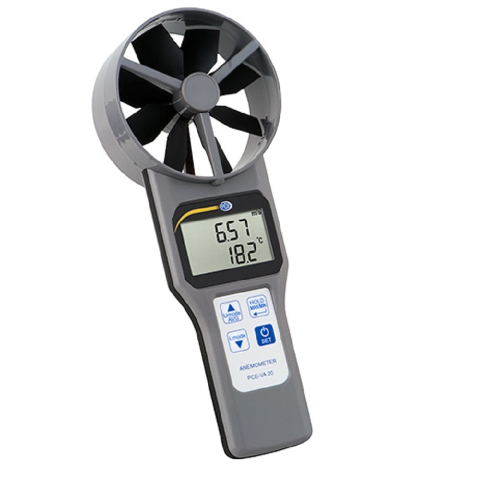 PCE Anemometer PCE-VA 20 Windmessgerät Flügelradanemometer